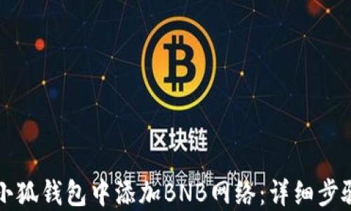 
如何在小狐钱包中添加BNB网络：详细步骤与指南